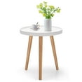 thumbnail image 1 of Giantex Table d'Appoint Console, Table Basse Ronde avec Plateau, Connecteurs de Qualité, Table d'Appoint Compacte pour Canapé-Lit, (1), 1 of 8