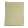 thumbnail image 1 of Carpeta para tarjetas fotográficas A5, cubierta de cuero PU, 3 anillas, 50 páginas interiores, 4 páginas de tarjetas de bolsillo, fundas para carpetas Amarillo, 1 of 8