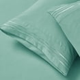 thumbnail image 3 of Nestl King Sheets Set, Instantly Soft, Deep Pocket Bed Sheets King 4 Piece, Luxury Soft Microfiber King Size Sheets, Mint, 3 of 10
