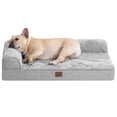 thumbnail image 1 of Cama para perros EHEYCIGA, de espuma viscoelástica, ortopédica, impermeable, mediana, 1 of 9