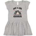 thumbnail image 3 of Inktastic Just a Girl Who Loves Adventure Girls Baby Dress, 3 of 5