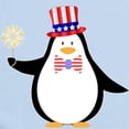 thumbnail image 2 of CafePress - Patriotic Penguin Body Suit - Baby Light Bodysuit, Size Newborn - 24 Months, 2 of 4