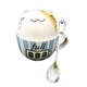 thumbnail image 3 of Taza Doble de Cerámica Gato Kawaii Bateria Full HappyWare, 3 of 3