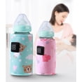 thumbnail image 4 of ZPAQI Portable USB Baby Bottle Warmer 5V 2A Heating Travel Milk Warmer Adjustable Temperature Control Breast Milk Heater Bag, 4 of 19