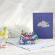 thumbnail image 2 of Tarjeta de felicitación 3D de cumpleaños, tarjetas de felicitación 3D, creatividad, agradecimiento, flores, bendición de mariposa, tallado, Tarjetas de Navidad, perros 40, 2 of 3