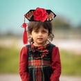 thumbnail image 4 of Sombrero de tocado de princesa china, accesorio de rendimiento de corona real para niños y adultos, 4 of 5