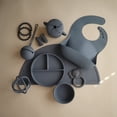 thumbnail image 3 of mushie Silicone Suction Bowl | BPA-Free Non-Slip Design (Tradewinds), 3 of 5