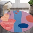 thumbnail image 2 of Tufted area rug, 9x9, 10x10, 11x11, Geometric wool, Round carpet, Living, Kids, Bed, room rugs, 2 of 6