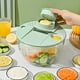 thumbnail image 4 of Centrifugadora de Ensaladas Grande, Lavadero de Verduras y Frutas, Centrifugadora de Lechuga, Secadora de Pasta y Papas Fritas con 5 Cuchillas, Colador de Cocina., 4 of 5