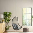 thumbnail image 2 of Christopher Knight Home 313589 Hamac/balançoire, Gris + Gris Foncé, 2 of 5