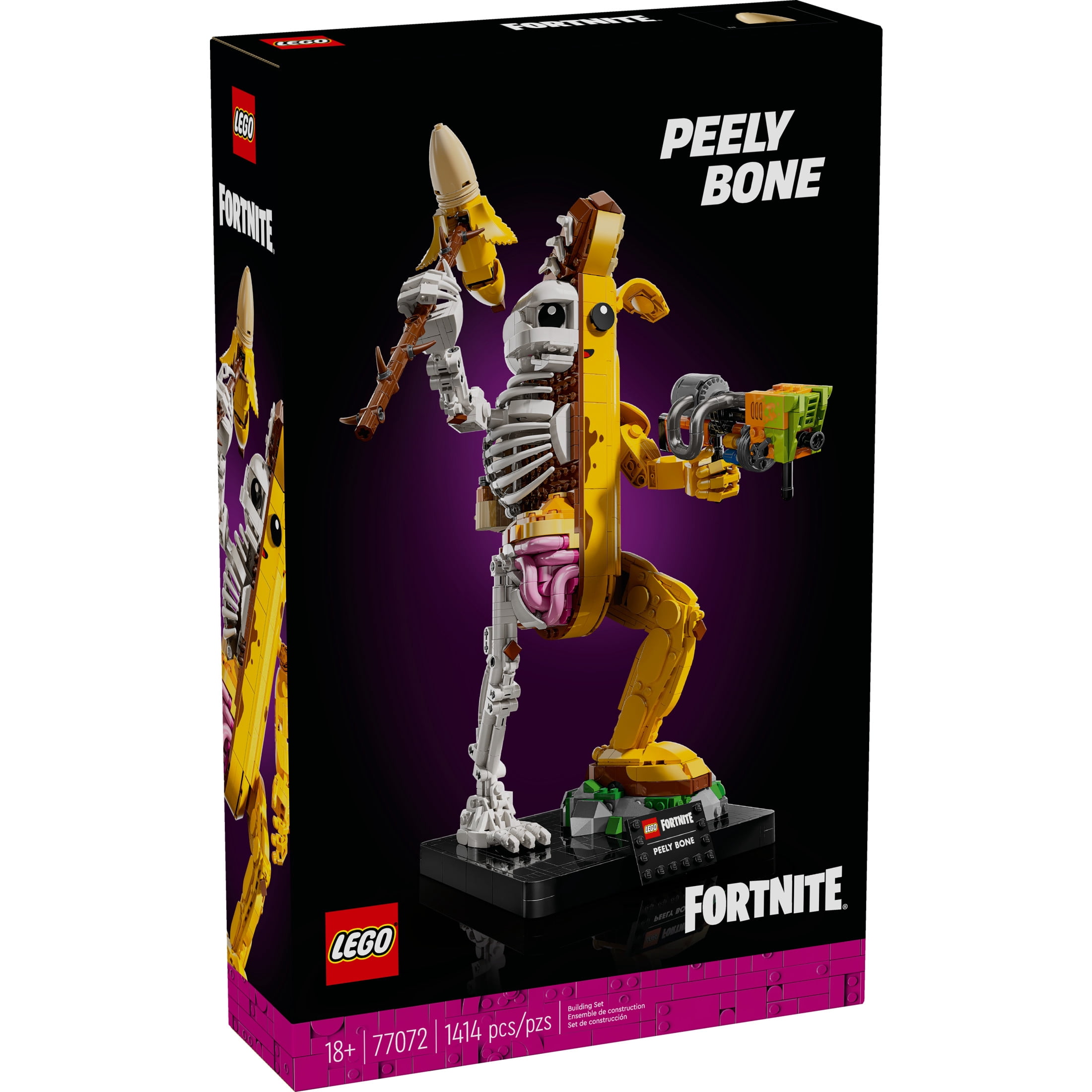 LEGO Fortnite Peely Bone - Collectible Fortnite DIY Kit for Adults, Ages 18+ - Building Set for Home Decor, Office or Bedroom - Gift Idea for Fans of Video Game - 77072