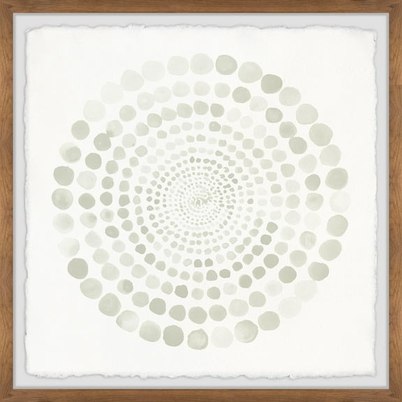 Marmont Hill Faded Spiral Framed Wall Art, 12.00" x 1.50"