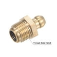 thumbnail image 3 of Uxcell Brass Straight Hydraulic Grease Fitting G1/8 Thread 11mm Width 5 Pack, 3 of 5