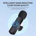 thumbnail image 4 of Microphone Sans Fil à Revers Réduction de Bruit Clip-on avec Récepteur USB-C, 4 of 6