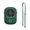 thumbnail image 1 of Ventilador de cuello Ventilador de refrigeración colgante eléctrico recargable USB Refrigerador de aire portátil ajustable, Verde Inevent HA004916-02B, 1 of 6