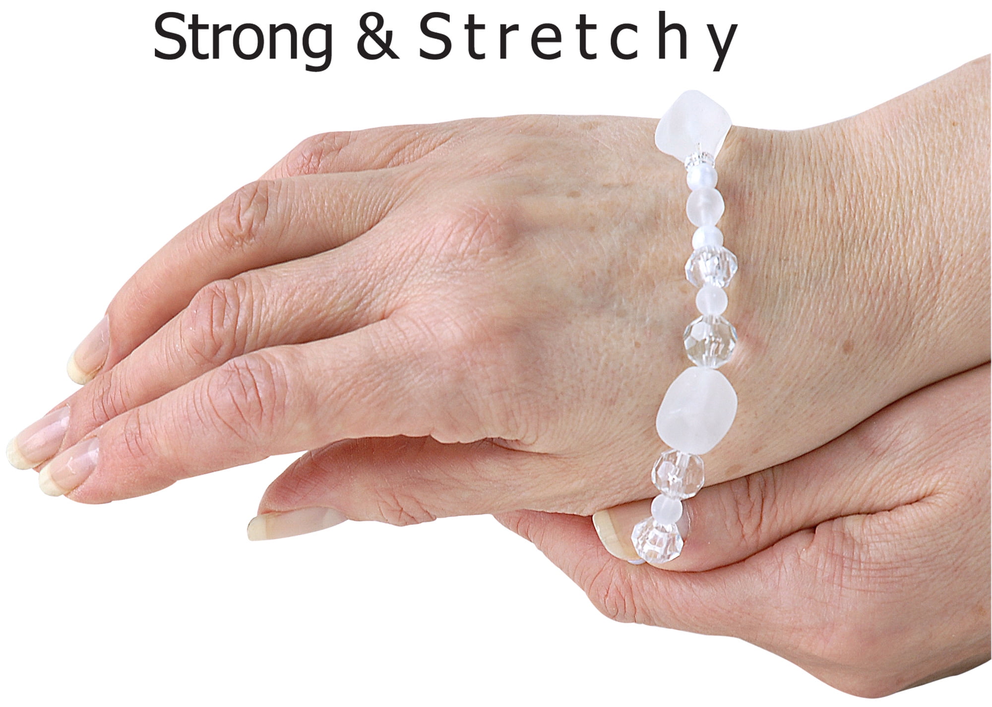 Hello Hobby Stretch Cord 75ft Clear
