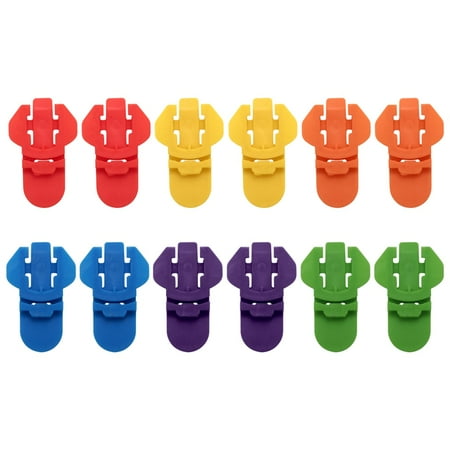 

Galnuat Color Coded Drink and Soda Protector for Family 12Pk Colored Plastic Tab Openers for Pop Beer or Soda Cans