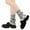 Gray, variant on Womens Boot Socks-Winter Short Ankle Leg Warmers Lace Crochet Knitted Boot Cuffs, Thick Boots Topper Socks