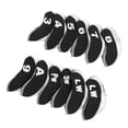 thumbnail image 4 of 12 Uds. Fundas para cabeza de Putter, cubiertas para cabeza de palos de Golf, chaqueta protectora de neopreno para entrenamiento, uso diario, color blanco, 4 of 5