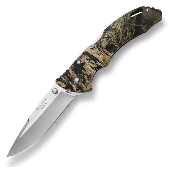 Buck Knives 286 Bantam BHW Folding EDC Knife, 3-3/4” Pocket Knife Blade, Mossy Oak Country Camo, 3.2 oz