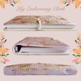 thumbnail image 5 of ipoul A5 Binder, 6 Ring, Refillable Notebook, Embroidery, Budget Planner, 6"x8", Lined Paper, Gift for Women, Lily Flower, Pink, 5 of 10