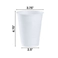 thumbnail image 2 of Disposable, Solid Color, Durable Party Dimensions Plastic Cups in White, 18 oz: Ideal for Parties, Events, and Everyday Beverage Needs:160CT, 2 of 4