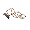 thumbnail image 1 of bedienty Agility Ladder Easily Set up Workout With 10 Folding Football Portable Footwork Ladder Bag Grids Black Orange 8 Grids With Bag, 1 of 6