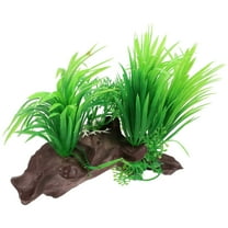 WRISTBIQUE 1Set -Looking Aquarium Decor with Green Plastic Artificial Aquarium Plant for Fish Enthusiasts