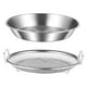thumbnail image 3 of Filtros de aceite para freír, bandeja colador de acero inoxidable, bandeja multifuncional para verduras, recipiente para aperitivos, rejilla para 26cm, 3 of 8