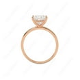 thumbnail image 3 of Cora Jewellery 2CT Cushion Moissanite Solitaire Engagement Ring For Women, 18K Rose Gold, 3 of 5