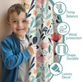 thumbnail image 3 of Blackout Kids Curtains,Pioneer Flower Childrens Insulated Curtains Set Of 2,Bedroom Essentials,Toddler Room Decor 42x54in(106x137cm), 3 of 4
