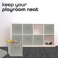 Pomatree 11 Inch Cube Storage Bin 9 Pack Fabric Cube Organizer Bins