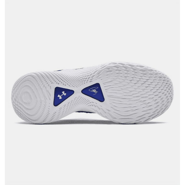 3025631 Under Team Curry 9 Basketball Shoe Unisex Royal/White M14