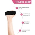 thumbnail image 2 of GARENDE Wrist Weights Pair to Strengthen The Hands Forearm Arm Weights for Women Men for Black 1lb, 2 of 9