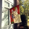 thumbnail image 2 of Carolines Treasures SS4692-FLAG-PARENT French Bulldog Red and Green Snowflakes Holiday Christmas Flag  multicolor, 2 of 2