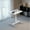 White, variant on MAYEERTY Adjustable Rolling Laptop Desk Cart, Overbed Computer Table, Home Office Classroom, White