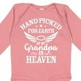 thumbnail image 4 of Inktastic Handpicked for Earth by My Grandpa in Heaven Angel Wings Boys or Girls Long Sleeve Baby Bodysuit, 4 of 5