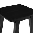 thumbnail image 3 of Minimalist Solid Wood Accent Side Table - Black, 3 of 6
