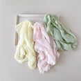 thumbnail image 5 of PRINxy Women’s Ruffled Trim Sheer Skinny Scarf, Flowy Lightweight Long Neck Bandana For Office Beach Vacations Coffee Runs Pink, 5 of 5