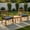Navy, variant on Topcobe 3 Pieces Outdoor Furniture Set with Stable Acacia Wood Frame, Patio Furniture Sets, Gray