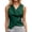C-Dark Green232, variant on Silk Satin Tank Tops For Women Sleeveless V Neck Button Front Slim Fit Cami Shirts Business Work Wear For Office Lady Soft Top