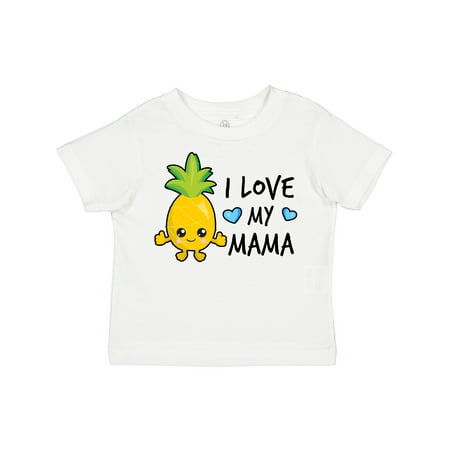 

Inktastic I Love My Mama with Pineapple Gift Toddler Boy Girl T-Shirt