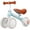 Mint Green, variant on Allobebe Baby Ride-On Balance Bike for 12–30 Months, Adjustable Seat, Soft Silent 3-Wheel Ride-On, Red Pink