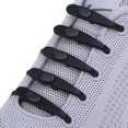 thumbnail image 4 of Cordones sin atar 3,0 nuevos cordones elásticos de doble agujero sin cordones-cordones elásticos perezosos para zapatillas de deporte para adultos y niños 14 Uds, 4 of 5