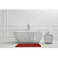 thumbnail image 3 of Simply Daisy 34" x 21" Plush Microfiber Red Life + Ball Bath Mat, 3 of 4