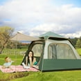 thumbnail image 2 of Tente de Camping Automatique Résistante à l'Eau Abri de Protection Solaire Portable Installation Instantanée pour Camping Extérieur Randonnée Plage Parc, 2 of 7