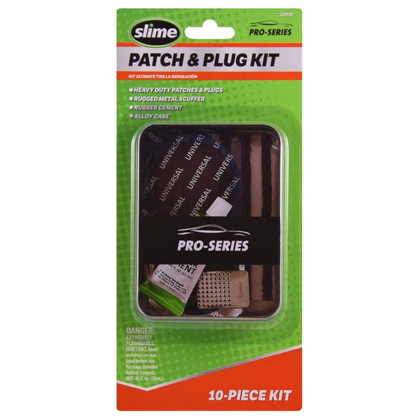 Kit de Reparación de Neumáticos Slime 20458 Pro-Series Estuche de Aleación de 10 Piezas