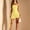 Yellow, variant on Women's Strapless Tube Mini Dress Ruched Bodice Tiered Ruffle Asymmetrical Flowy Hem Bodycon Fitted Flattering Cocktail Party Evening Club Night Out Elegant Outfit