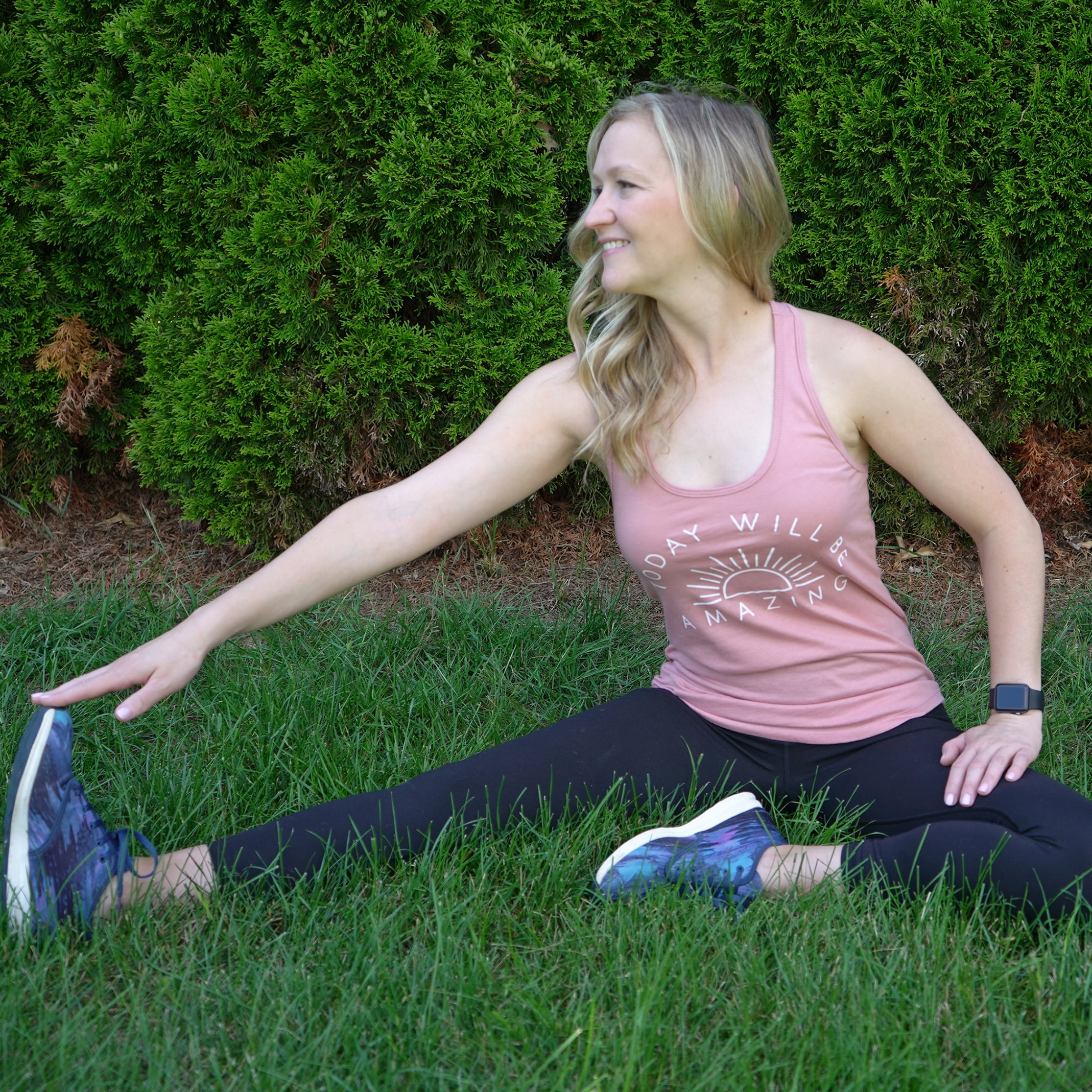 Simply Threads Women's Active Today Will Be Amazing Graphic Tank Top