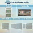 thumbnail image 4 of Adjustable & Expandable Window Screen 15" x 21" (10-pack) Pre-Framed Window Screen Expands up to 39", 4 of 6